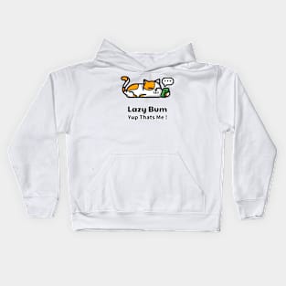 Lazy Bum Kids Hoodie